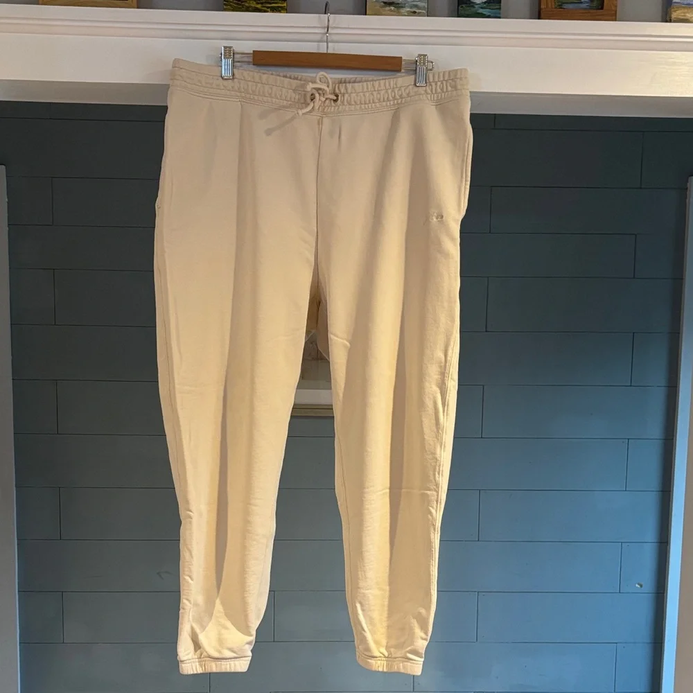 J. Crew Men's‎ Cream Drawstring Joggers